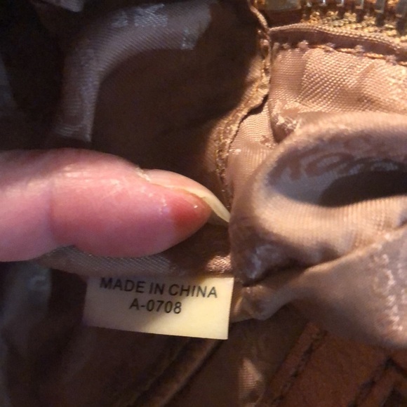 Michael Michael Kors sunburst gold/brass satchel - Picture 11 of 11